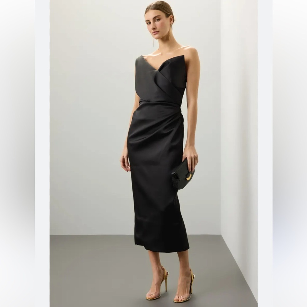 Rachel Gilbert Black Mini Dress